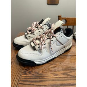 Nike Phantom Black Air Dunk Low Jumbo Leather Trainers Sneaker Shoes Size 9